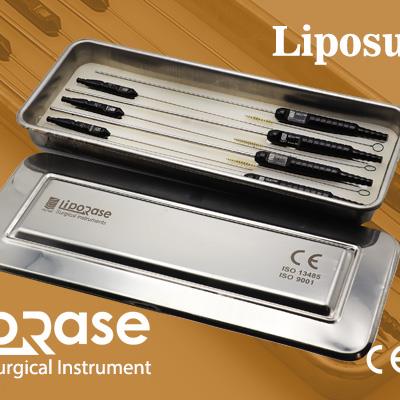  ست کامل ابزار کانولای پروسه لیپوساکشن برند لیپوریس Liposuction Cannulas Set